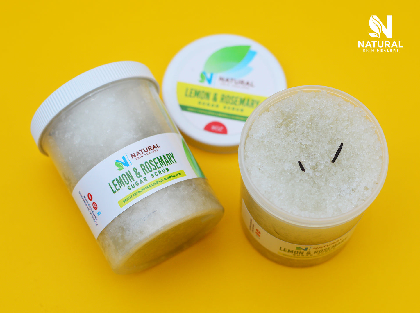 Lemon Rosemary Sugar Scrub
