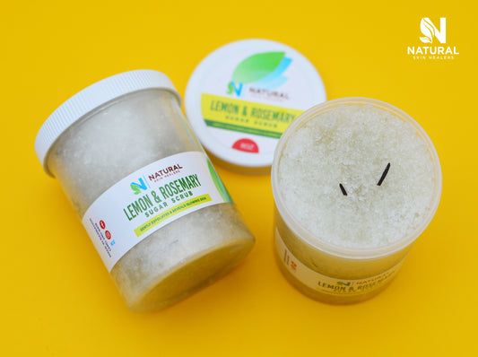 Lemon Rosemary Sugar Scrub