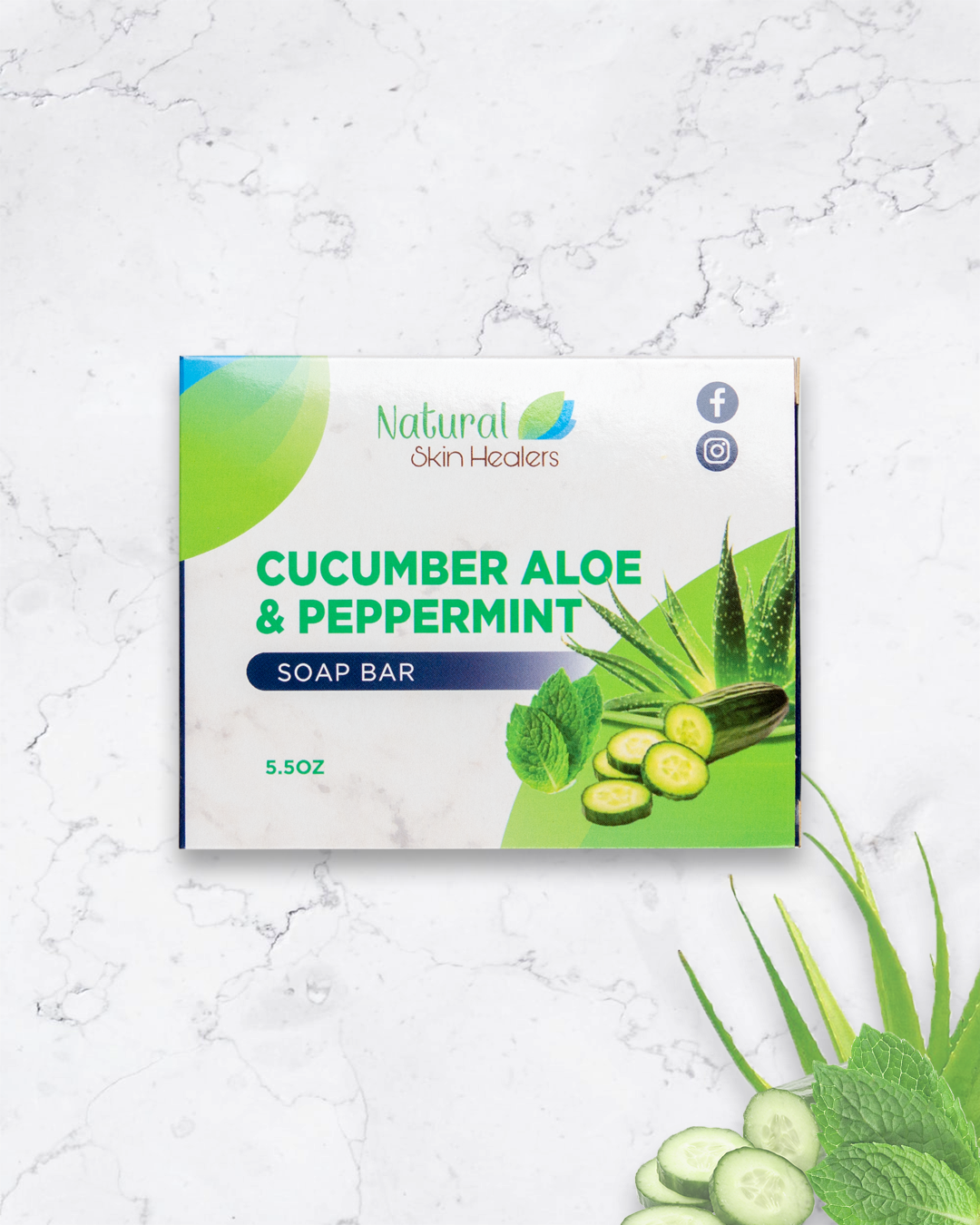 Cucumber, Aloe and Peppermint Soap